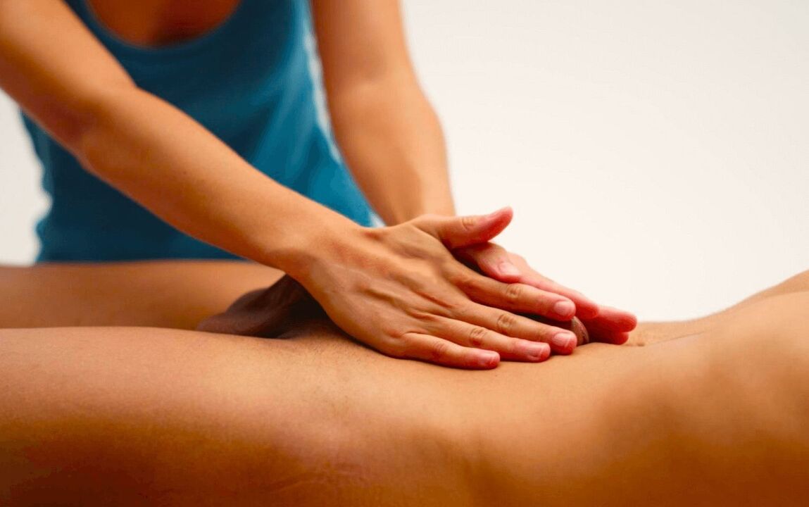 масаж члена для збільшення